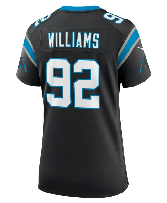 Raequan Williams Carolina Panthers Women's Team Game Jersey - Black