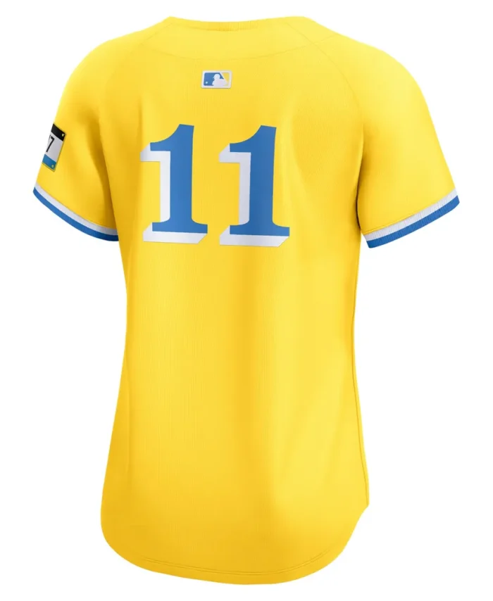 Rafael Devers Boston Red Sox Women City Connect Limited Player Jersey - Gold