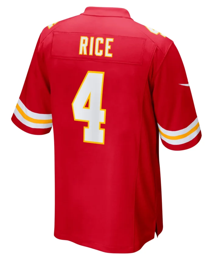 Rashee Rice Kansas City Chiefs  Game Jersey -  Red