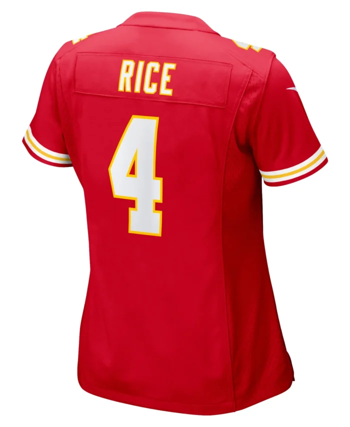 Rashee Rice Kansas City Chiefs Women's  Game Jersey -  Red