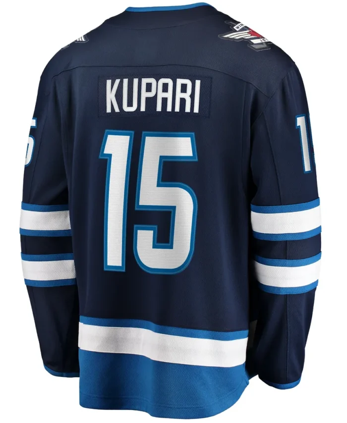 Rasmus Kupari Winnipeg Jets Fanatics Home Premier Breakaway Player Jersey - Navy