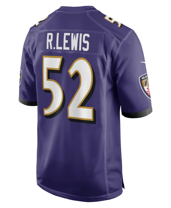 Ray Lewis Baltimore Ravens Retired Player Game Jersey - Purple