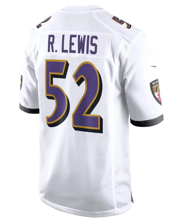 Ray Lewis Baltimore Ravens Retired Player Game Jersey - White