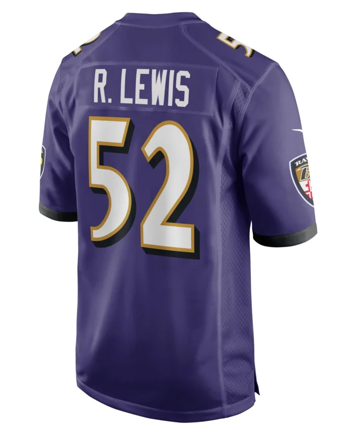 Ray Lewis Baltimore Ravens Retired Player Jersey - Purple