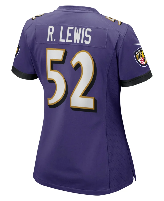 Ray Lewis Baltimore Ravens Women's Game Jersey - Purple
