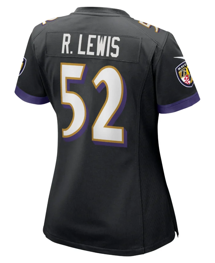 Ray Lewis Baltimore Ravens Women's Retired Player Jersey - Black