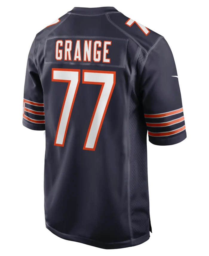 Red Grange Chicago Bears Retired Player Jersey - Navy