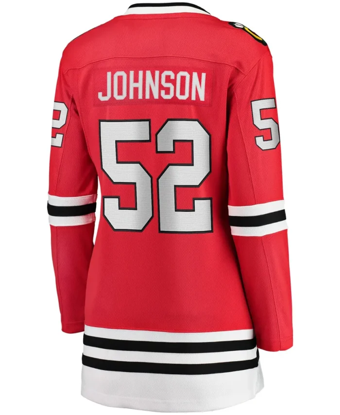 Reese Johnson Chicago Blackhawks Fanatics Women Home Breakaway Player Jersey - Red