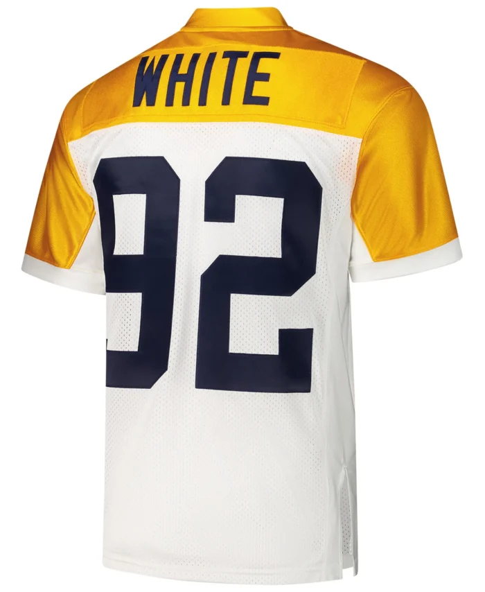 Reggie White Green Bay Packers 1994 Mitchell & Ness Authentic Throwback Retired Player Jersey - White