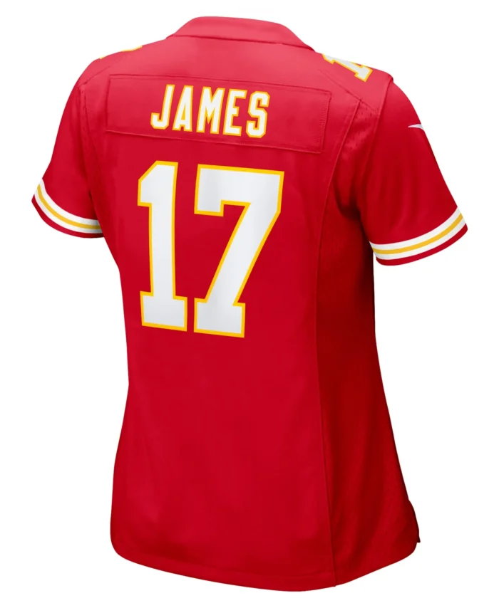 Richie James Kansas City Chiefs Women's Game Jersey - Red