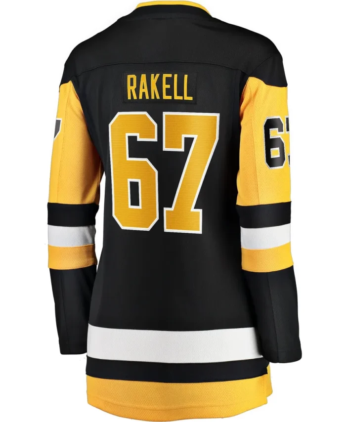 Rickard Rakell Pittsburgh Penguins Women Fanatics Home Breakaway Player Jersey - Black