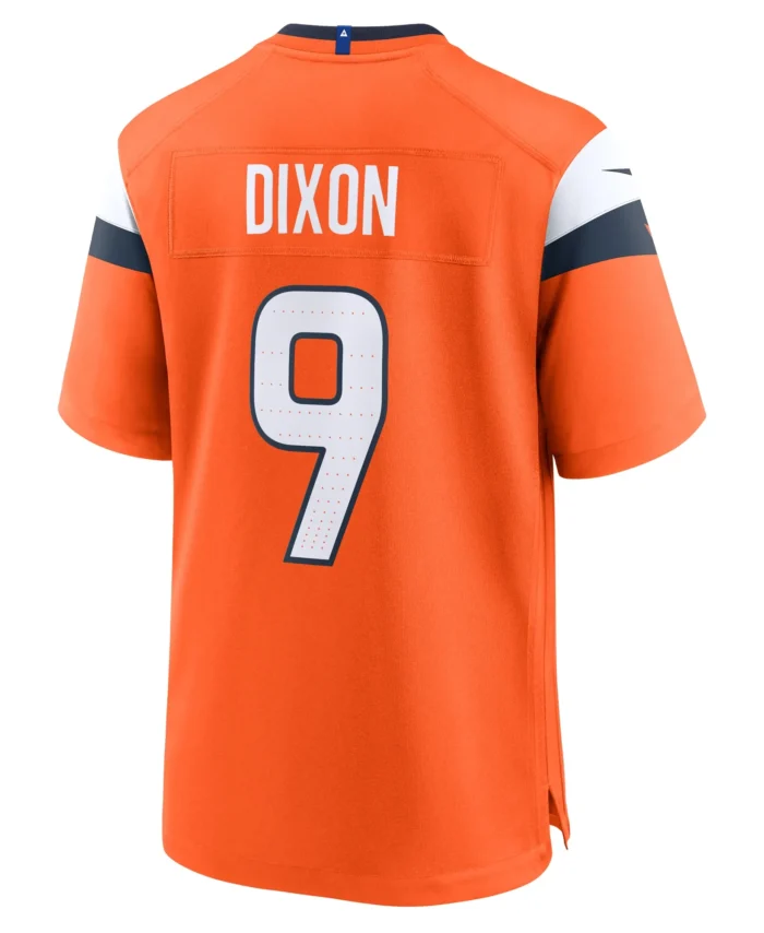 Riley Dixon Denver Broncos Team Game Jersey -  Orange