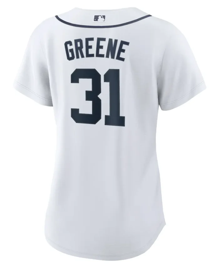 Riley Greene Detroit Tigers Women Home Replica Player Jersey - White