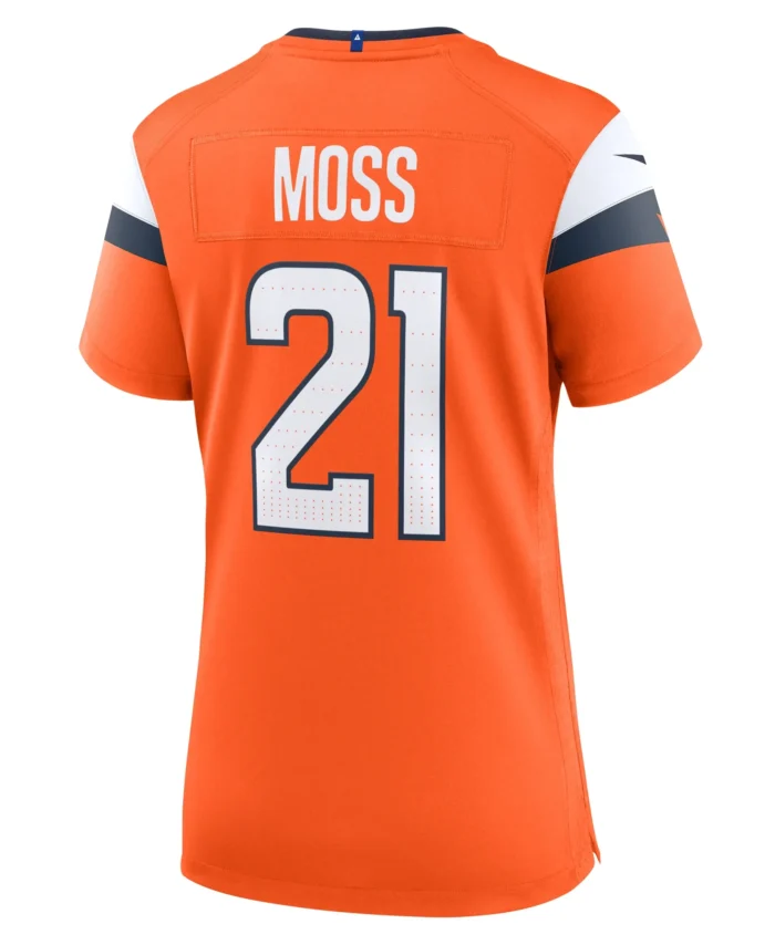 Riley Moss Denver Broncos Women's Team Game Jersey -  Orange