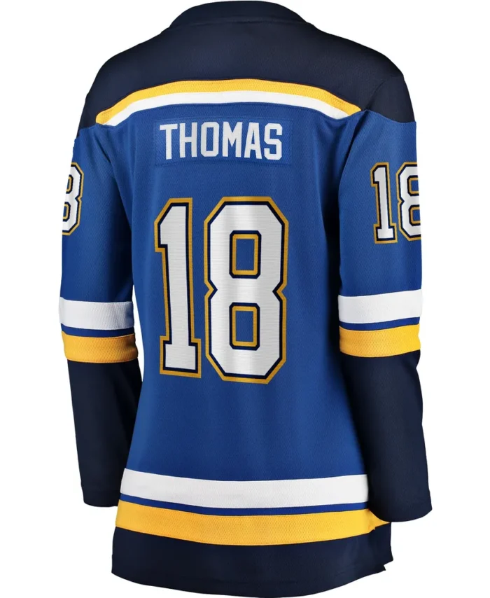 Robert Thomas St. Louis Blues Fanatics Women Home Breakaway Player Jersey - Blue