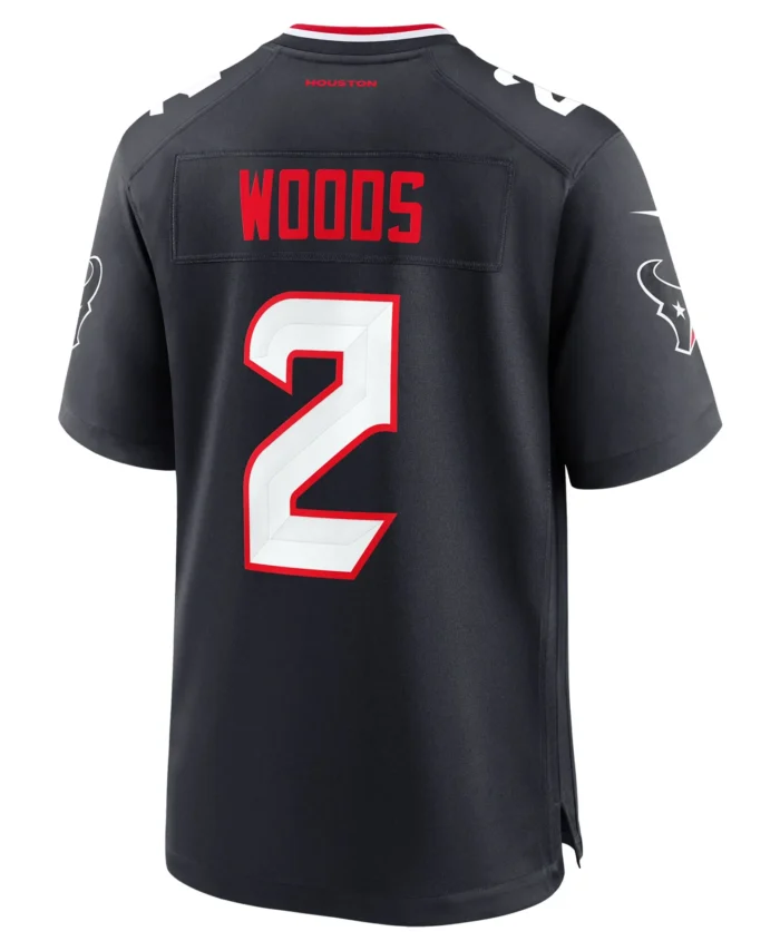 Robert Woods Houston Texans Team Game Jersey -  Navy