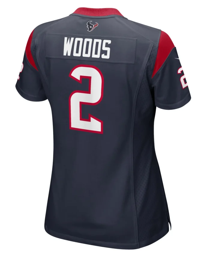 Robert Woods Houston Texans Women's  Game Jersey -  Navy