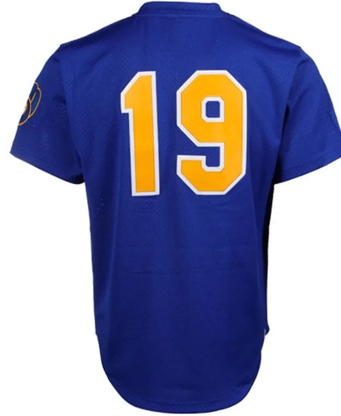 Robin Yount Milwaukee Brewers Mitchell Ness Cooperstown Mesh Batting Practice Jersey - Royal