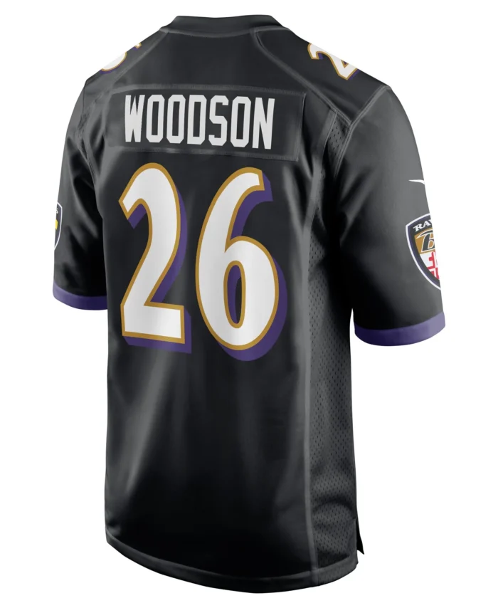 Rod Woodson Baltimore Ravens Retired Player Jersey - Black