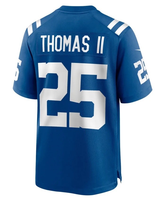 Rodney Thomas II Indianapolis Colts Game Player Jersey - Royal