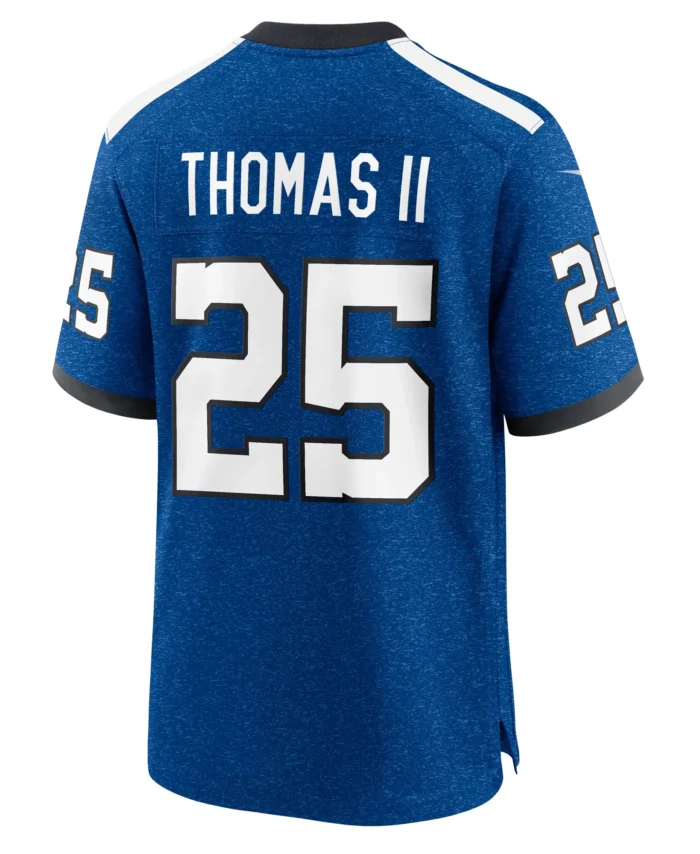 Rodney Thomas II Indianapolis Colts Indiana Nights Alternate Game Jersey - Royal