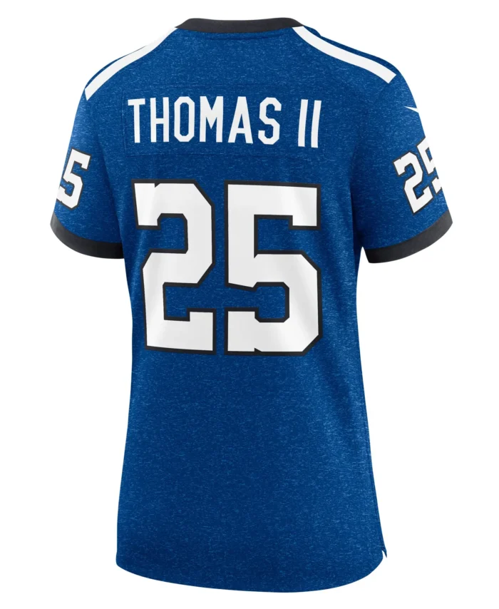 Rodney Thomas II Indianapolis Colts Women's Indiana Nights Alternate Game Jersey - Royal