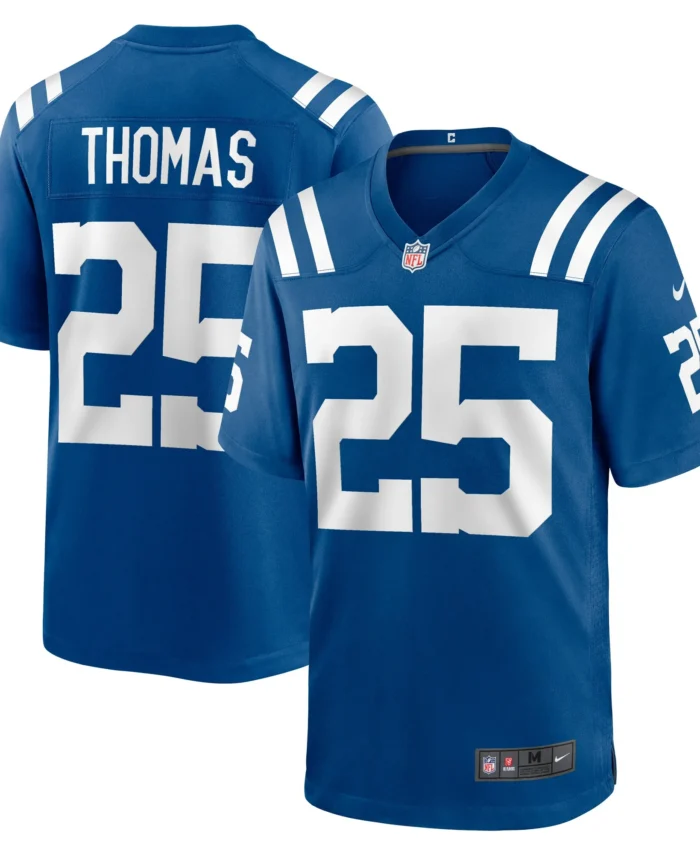 Rodney Thomas Indianapolis Colts Player Game Jersey - Royal