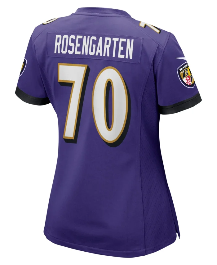 Roger Rosengarten Baltimore Ravens Women's  Game Jersey -  Purple