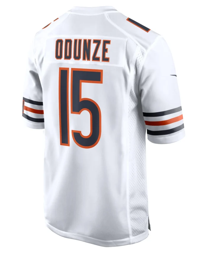 Rome Odunze Chicago Bears Game Jersey -  White