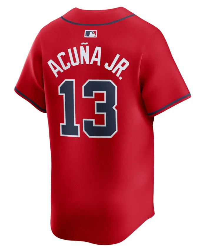Ronald Acuna Jr. Atlanta Braves Alternate Limited Player Jersey- Red