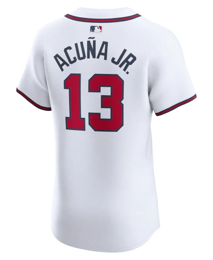 Ronald Acuna Jr. Atlanta Braves Home Elite Jersey - White