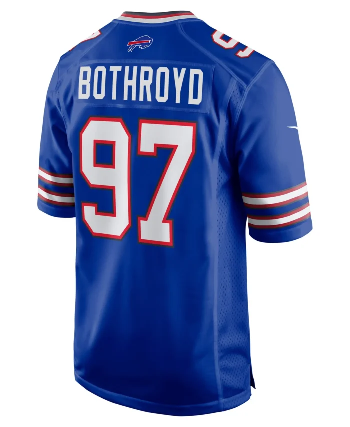 Rondell Bothroyd Buffalo Bills Game Jersey -  Royal