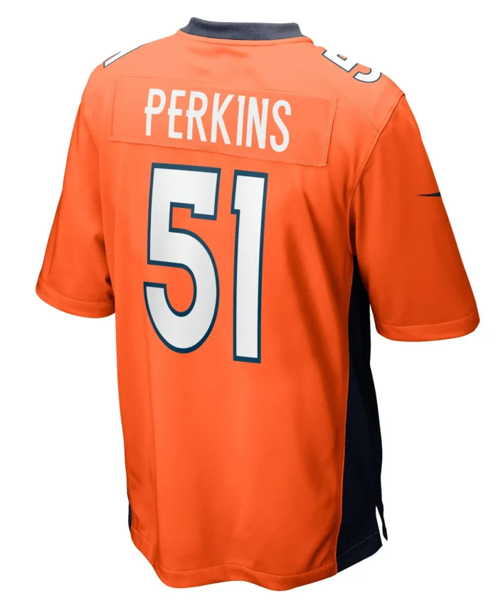 Ronnie Perkins Denver Broncos  Game Jersey -  Orange