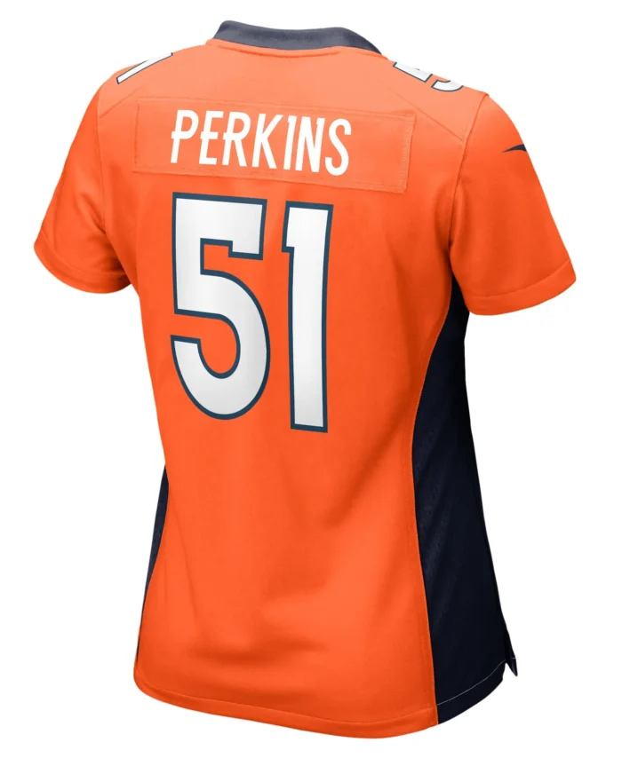 Ronnie Perkins Denver Broncos Women's  Game Jersey -  Orange