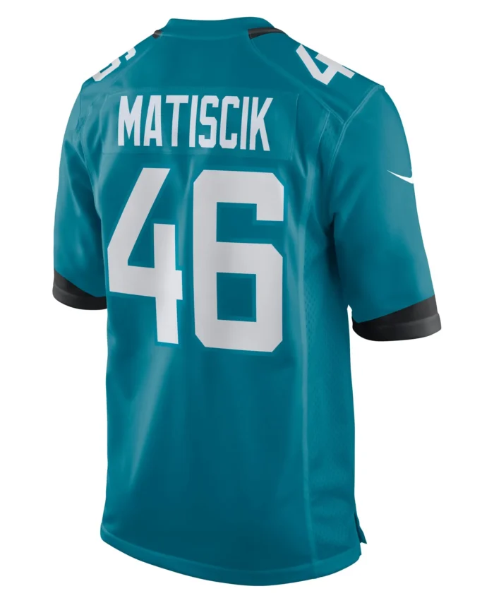 Ross Matiscik Jacksonville Jaguars Game Jersey - Teal