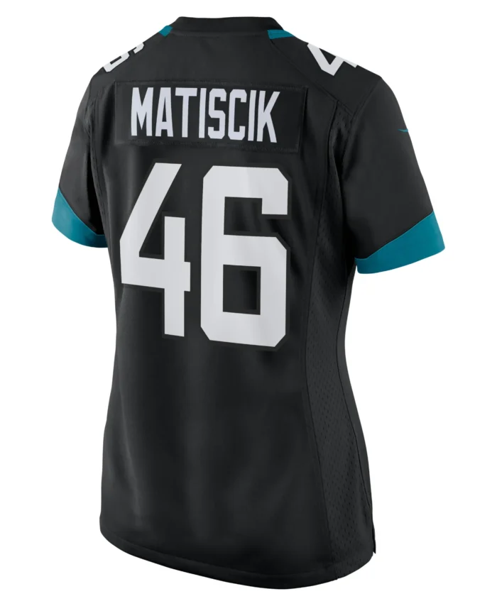 Ross Matiscik Jacksonville Jaguars Women's Game Jersey - Black