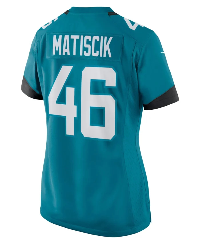 Ross Matiscik Jacksonville Jaguars Women's Game Jersey - Teal