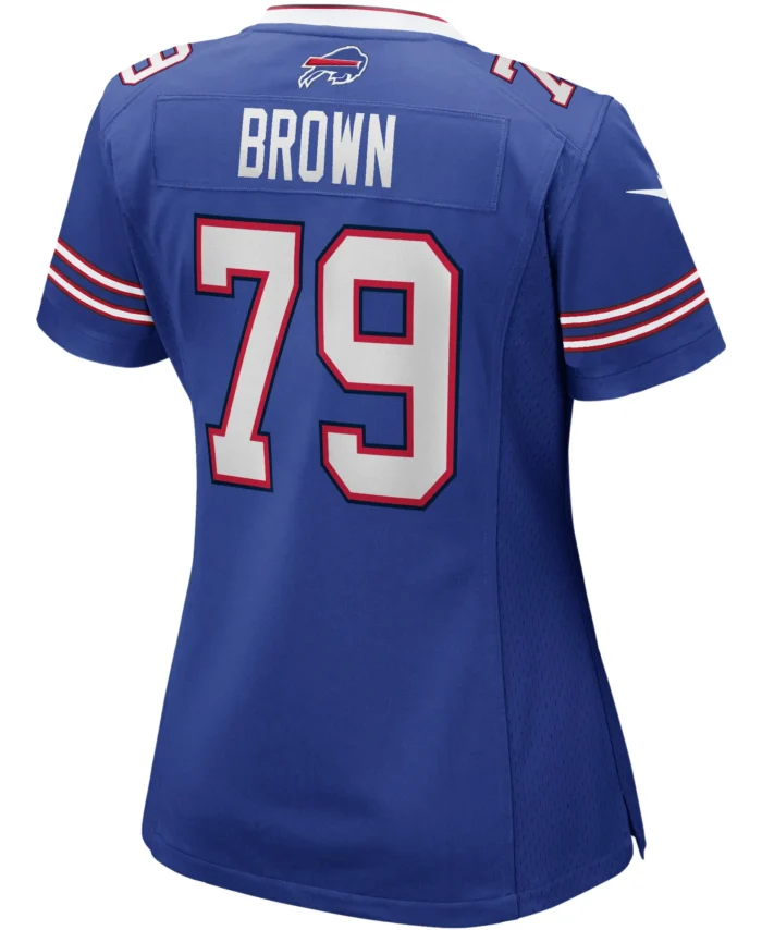 Ruben Brown Buffalo Bills Women's Game Retired Player Jersey - Royal