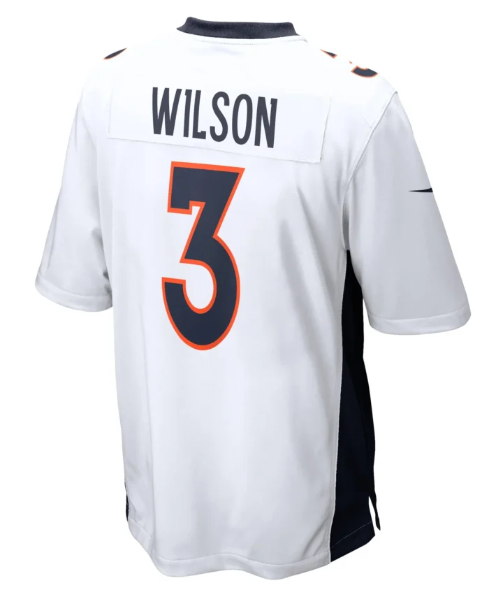 Russell Wilson Denver Broncos Game Jersey - White