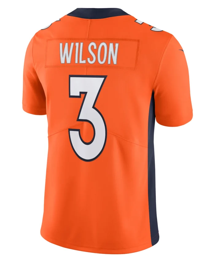 Russell Wilson Denver Broncos Team Vapor Limited Jersey - Orange