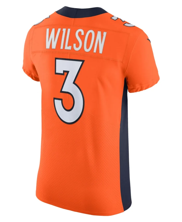 Russell Wilson Denver Broncos Vapor Elite Jersey - Orange