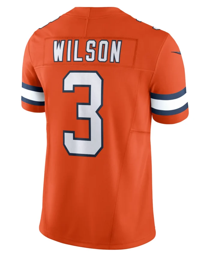 Russell Wilson Denver Broncos Vapor F.U.S.E. Limited Jersey - Orange