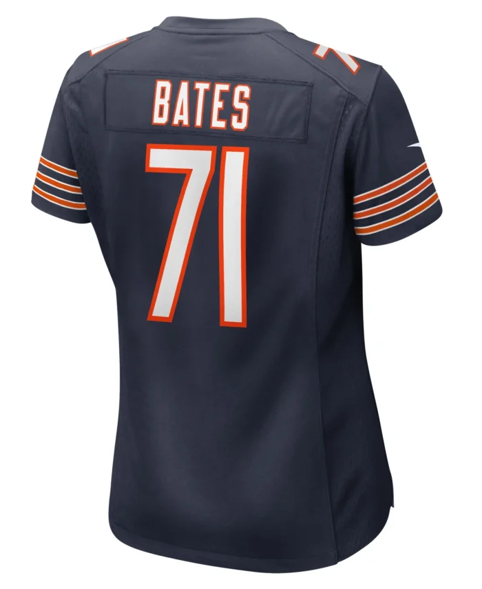 Ryan Bates Chicago Bears Women's  Game Jersey -  Navy