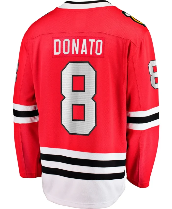 Ryan Donato Chicago Blackhawks Fanatics Home Breakaway Jersey - Red