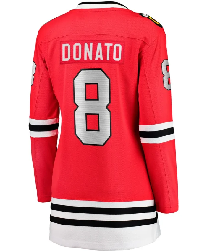 Ryan Donato Chicago Blackhawks Fanatics Women Home Breakaway Player Jersey - Red