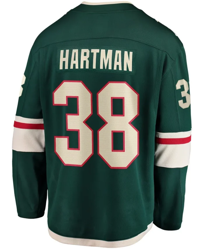 Ryan Hartman Minnesota Wild Fanatics Home Breakaway Player Jersey - Green