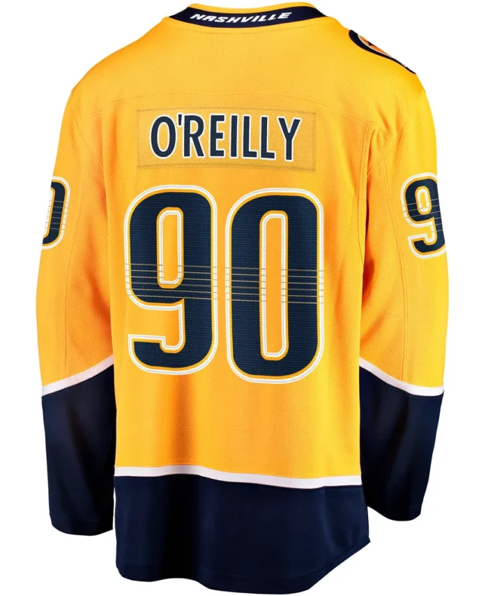 Ryan OReilly Nashville Predators Fanatics Home Premier Breakaway Player Jersey - Gold