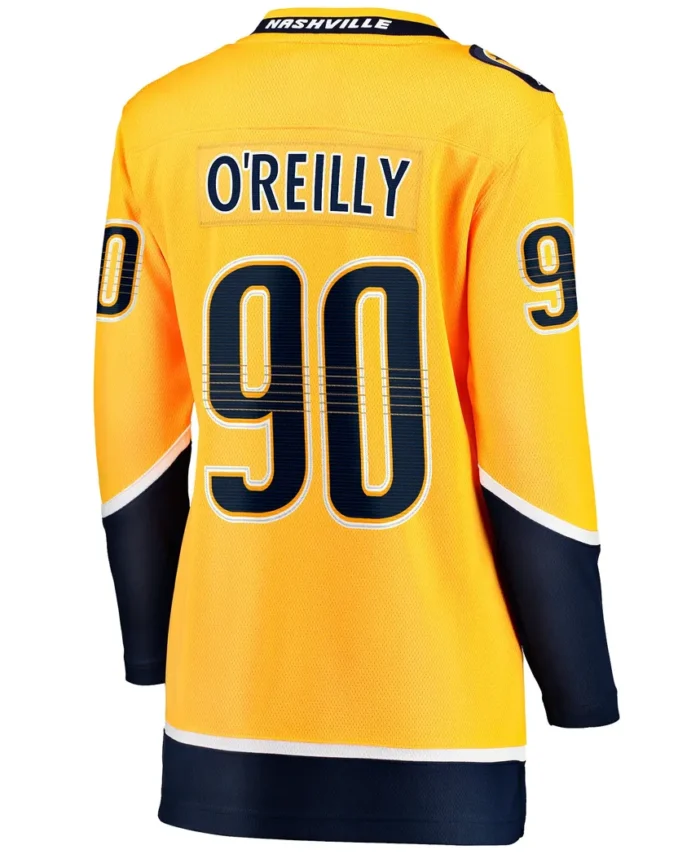 Ryan O'Reilly Nashville Predators Fanatics Women Home Premier Breakaway Player Jersey - Gold