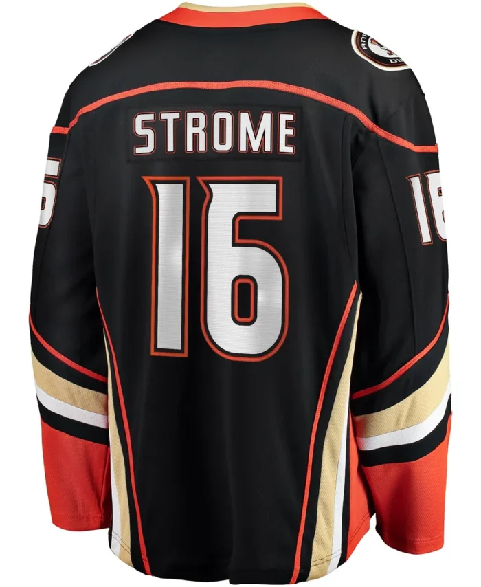 Ryan Strome Anaheim Ducks Fanatics Home Breakaway Jersey - Black