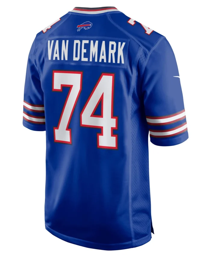 Ryan Van Demark Buffalo Bills Game Player Jersey - Royal